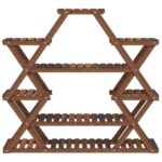 Support à fleurs 110x25x105 cm bois massif de sapin – Image 2