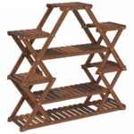 Support à fleurs 110x25x105 cm bois massif de sapin – Image 4