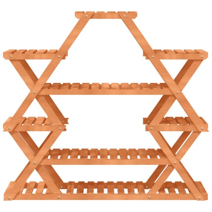 Support à fleurs 110x25x105 cm bois massif de sapin – Image 2