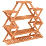 Support à fleurs 110x25x105 cm bois massif de sapin – Image 4
