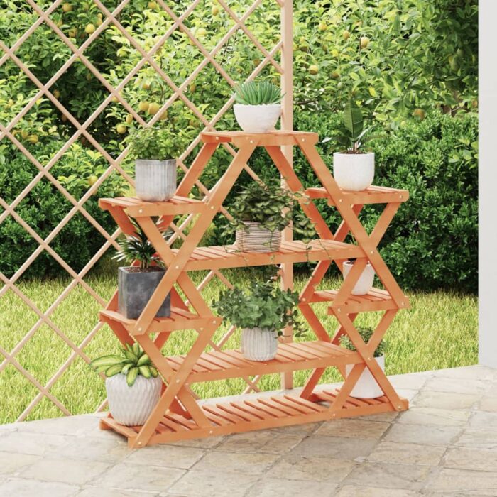 Support à fleurs 110x25x105 cm bois massif de sapin – Image 1