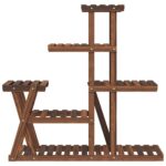 Support à fleurs 95x25x96 cm bois massif de sapin – Image 2