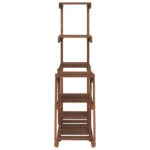 Support à fleurs 95x25x96 cm bois massif de sapin – Image 3