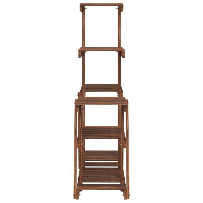 Support à fleurs 95x25x96 cm bois massif de sapin – Image 3