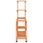 Support à fleurs avec roues 95x25x101 cm bois massif de sapin – Image 3