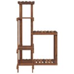 Support à fleurs 62,5x61,5x101,5 cm bois massif de sapin – Image 3