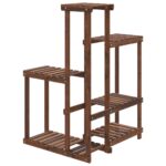 Support à fleurs 62,5x61,5x101,5 cm bois massif de sapin – Image 4