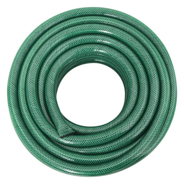 Tuyau d'arrosage avec jeu de raccords vert 0,9" 50 m PVC – Image 2