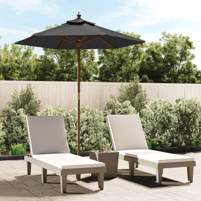 VXL8720845760458_m_en_hd_1.jpg Parasol de jardin avec mât en bois anthracite 196x231 cm – Image 1