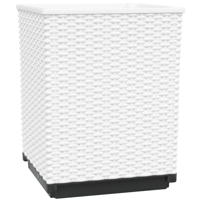 Jardinières 2 pcs blanc 30x30x37 cm polypropylène – Image 2
