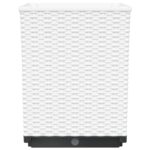 Jardinières 2 pcs blanc 30x30x37 cm polypropylène – Image 4