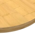 Dessus de table Ø60x2,5 cm bambou – Image 2