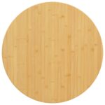 Dessus de table Ø80x2,5 cm bambou