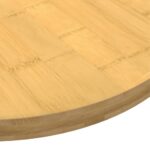 Dessus de table Ø80x2,5 cm bambou – Image 2