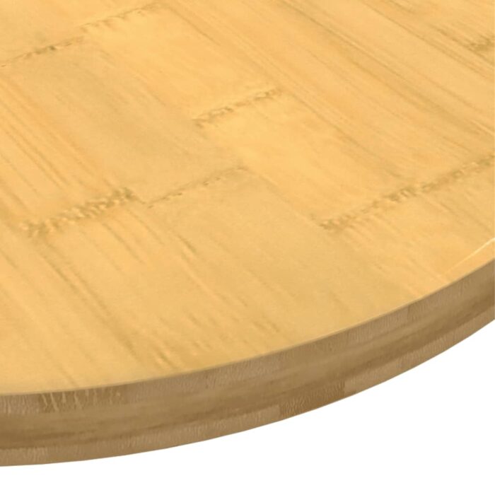 Dessus de table Ø80x2,5 cm bambou – Image 2