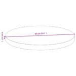 Dessus de table Ø60x4 cm bambou – Image 3