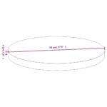 Dessus de table Ø70x4 cm bambou – Image 3