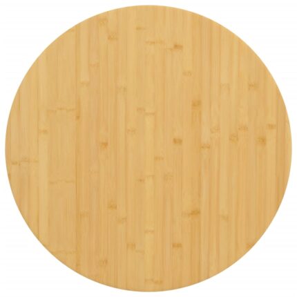 Dessus de table Ø80x4 cm bambou