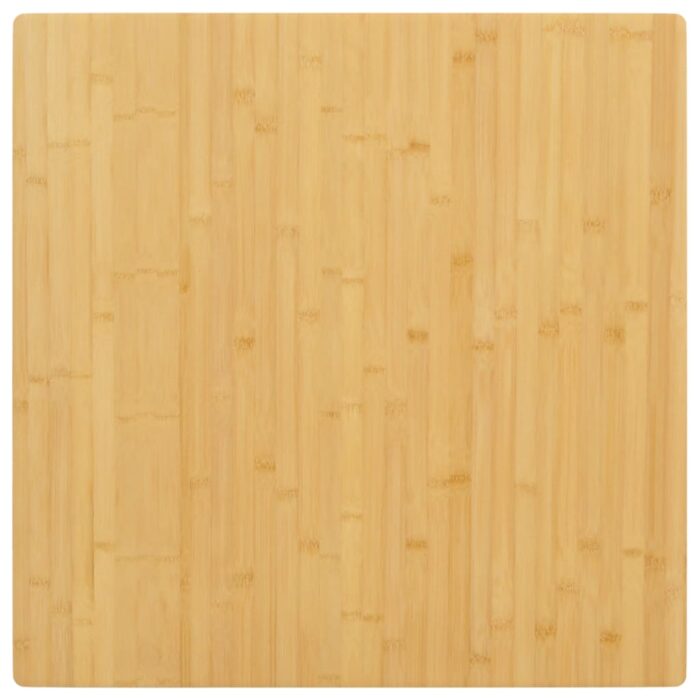 Dessus de table 70x70x1,5 cm bambou – Image 1