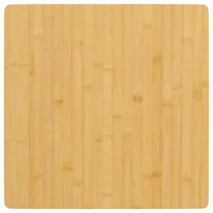 Dessus de table 50x50x4 cm bambou – Image 1