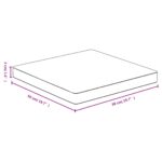 Dessus de table 50x50x4 cm bambou – Image 3