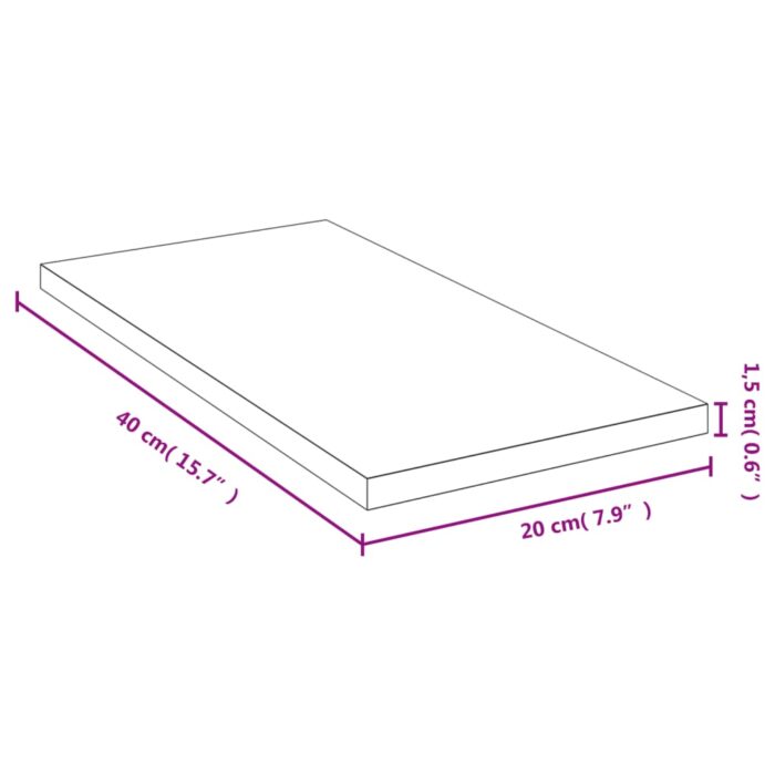 VXL8720845773250_g_en_hd_3.jpg Étagère murale 40x20x1,5 cm bambou – Image 3