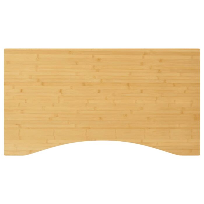 Dessus de bureau 110x60x4 cm bambou – Image 1