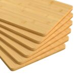 Assiettes de petit-déjeuner 6 pcs 22x14x0,8 cm bambou – Image 3