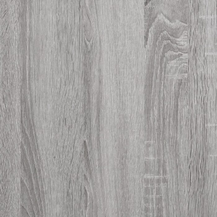 Meuble TV sonoma gris 103x38x46,5 cm bois d'ingénierie et acier – Image 6