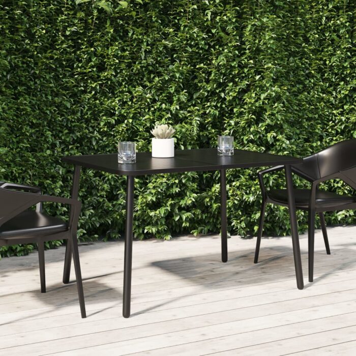 VXL8720845775100_m_en_hd_1.jpg Table de jardin anthracite 110x80x71 cm acier – Image 1