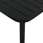 Table de jardin anthracite 165x80x71 cm acier – Image 3