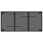 Table de jardin anthracite 165x80x72 cm acier – Image 3