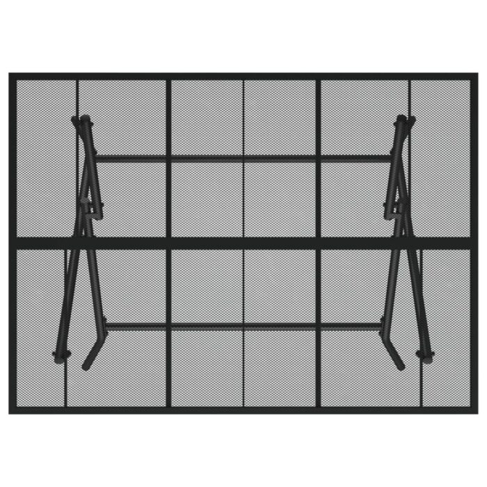 Table de jardin pliable anthracite 110x80x72 cm maille d'acier – Image 4