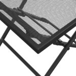 Table de jardin pliable anthracite 38x38x38 cm Treillis d'acier – Image 5