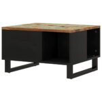 Table basse 60x50x35 cm bois de récupération massif – Image 3