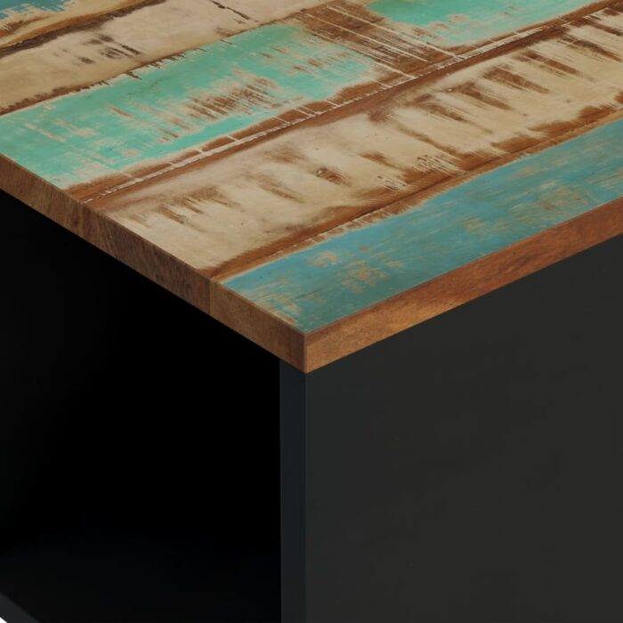 Table basse 60x50x35 cm bois de récupération massif – Image 4