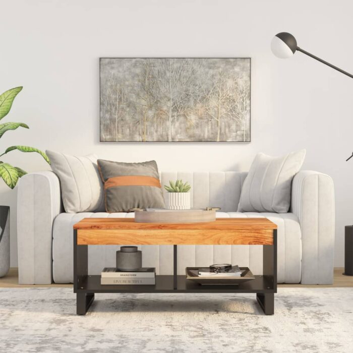 VXL8720845781064_m_en_hd_1.jpg Table basse 90x50x40 cm bois d'acacia massif – Image 1