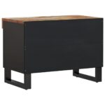 Meuble TV 60x33x43,5 cm bois massif de récupération – Image 3