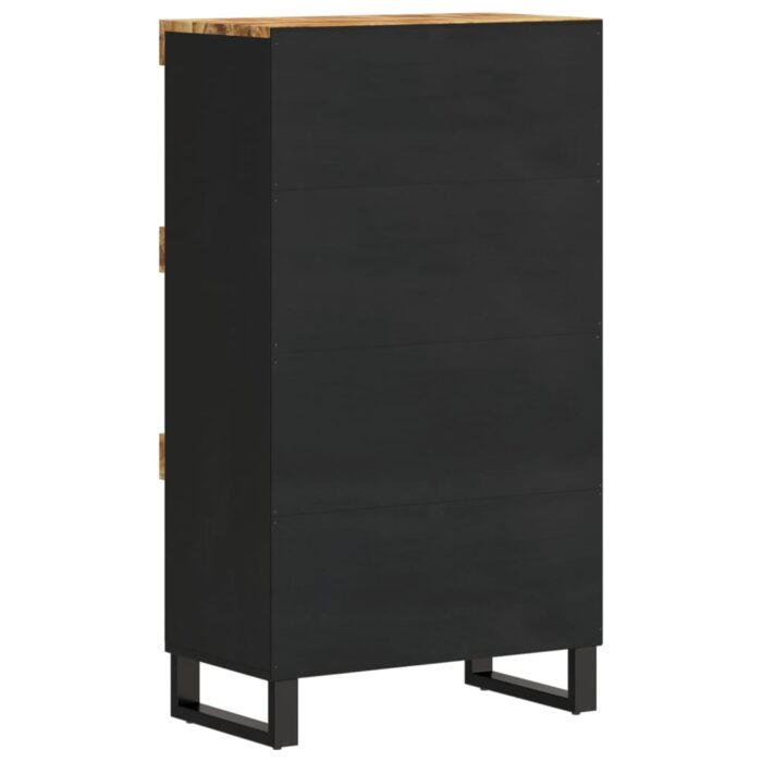Armoire latérale 60x33x107 cm bois massif de manguier – Image 2