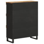 Armoire latérale 85x33x107 cm bois massif de manguier – Image 2