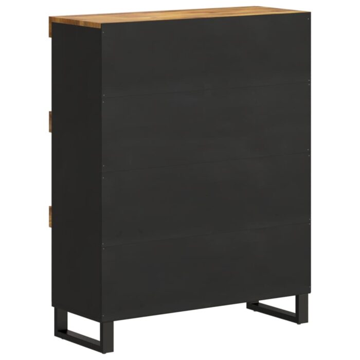 Armoire latérale 85x33x107 cm bois massif de manguier – Image 2
