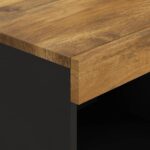 Armoire latérale 85x33x107 cm bois massif de manguier – Image 3