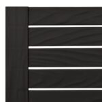 Chaises longues lot de 2 noir 155x58x83 cm polypropylène – Image 7