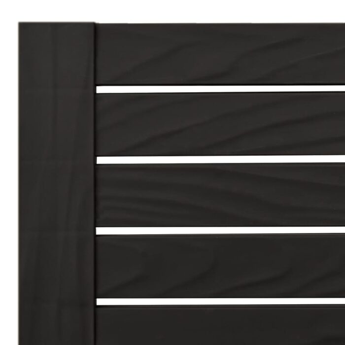 Chaises longues lot de 2 noir 155x58x83 cm polypropylène – Image 7