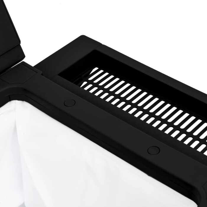 Chariot de service 3 en 1 noir polypropylène – Image 4