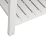 Lit surélevé de jardin blanc 110x45x79 cm polypropylène – Image 4