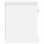 Tables de chevet 2 pcs blanc 39x39x47,5 cm bois d'ingénierie – Image 7