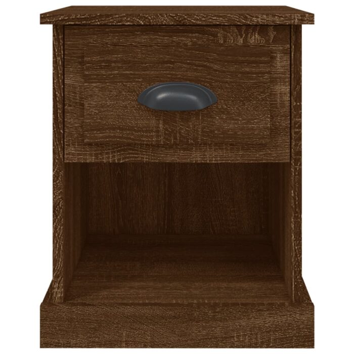 Tables de chevet 2pcs chêne marron 39x39x47,5cm bois ingénierie – Image 6