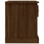 Tables de chevet 2pcs chêne marron 39x39x47,5cm bois ingénierie – Image 7