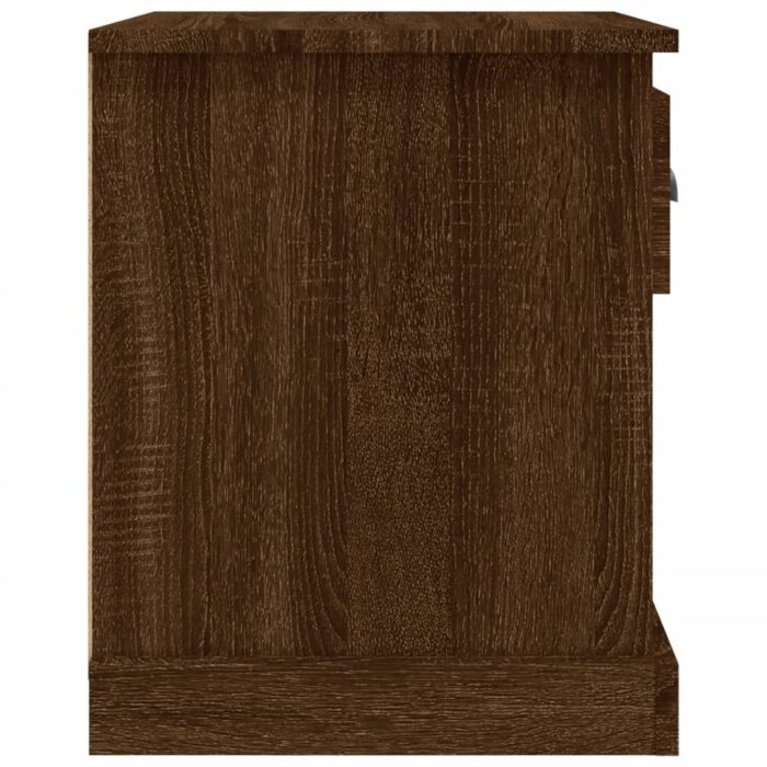 Tables de chevet 2pcs chêne marron 39x39x47,5cm bois ingénierie – Image 7